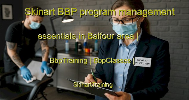 Skinart BBP program management essentials in Balfour area | BbpTraining | BbpClasses | SkinartTraining-South Africa